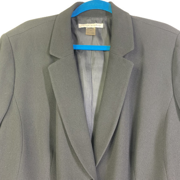 PETER NYGARD Black Blazer Suit Jacket - Picture 2 of 10